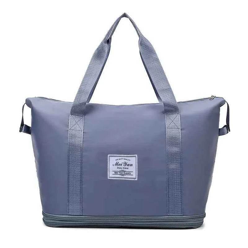 Oxford Cloth Travel Bag Dusty Blue One Size for a perfect OOTD – dress to impress outfits from Amexza