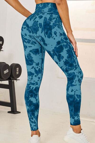 Tie-Dye High Waist Active Leggings for a perfect OOTD – dress to impress outfits from Amexza