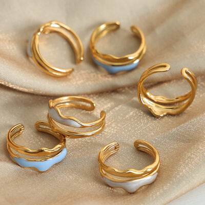 18K Gold-Plated Open Ring for a perfect OOTD – dress to impress outfits from Amexza