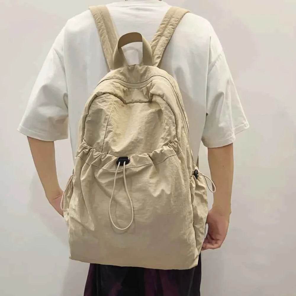 Drawstring Nylon Backpack Bag for a perfect OOTD – dress to impress outfits from Amexza