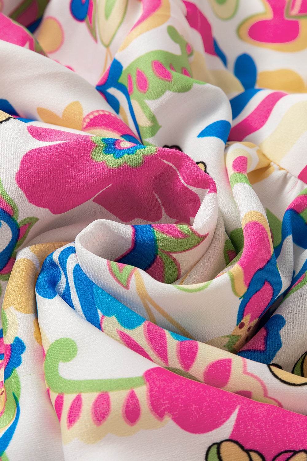 Tied Floral Sleeveless Maxi Dress - Amexza