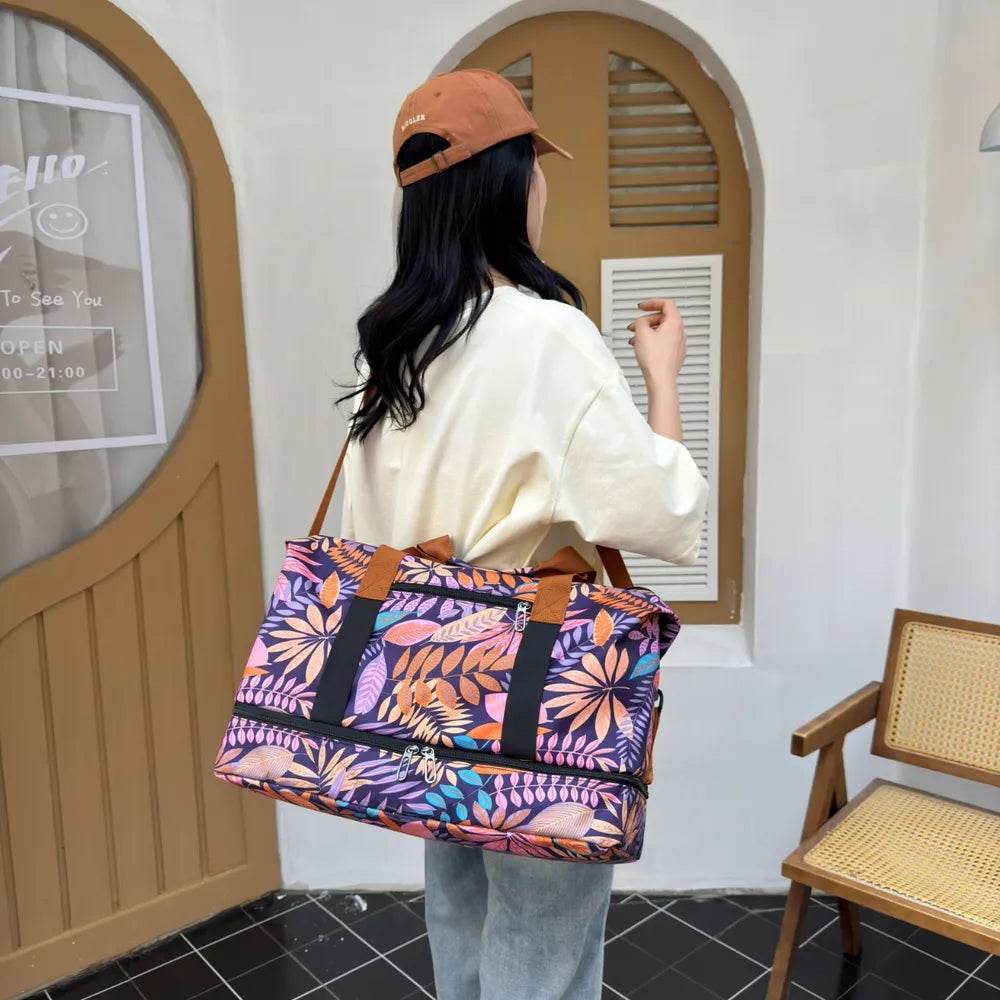 Canvas Printed Travel Bag for a perfect OOTD – dress to impress outfits from Amexza