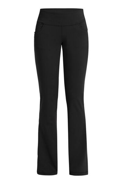 Pocketed High Waist Active Pants for a perfect OOTD – dress to impress outfits from Amexza