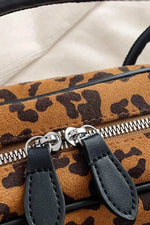 Leopard Suede Medium Shoulder Bag for a perfect OOTD – dress to impress outfits from Amexza