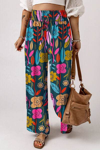 Printed High Waist Wide Leg Pants for a perfect OOTD – dress to impress outfits from Amexza