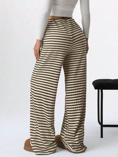 Tied Striped Wide Leg Pants for a perfect OOTD – dress to impress outfits from Amexza