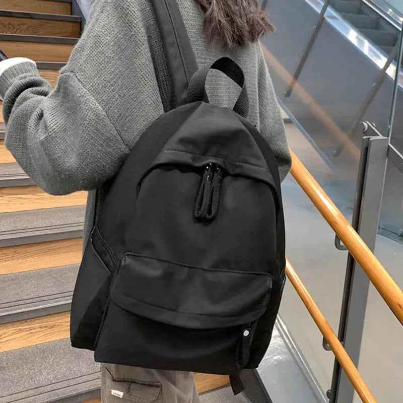 Zip Cotton Backpack Bag for a perfect OOTD – dress to impress outfits from Amexza