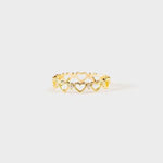 Heart Shape 18K Gold-Plated Ring Gold for a perfect OOTD – dress to impress outfits from Amexza