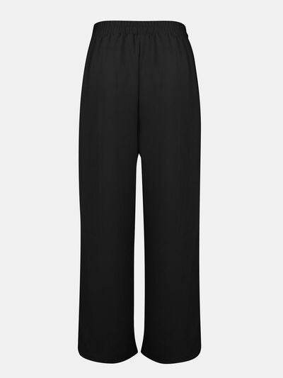 Full Size Tassel Wide Leg Pants for a perfect OOTD – dress to impress outfits from Amexza