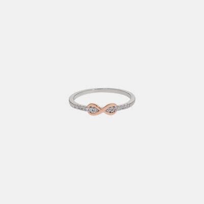 Zircon 925 Sterling Silver Ring Silver for a perfect OOTD – dress to impress outfits from Amexza