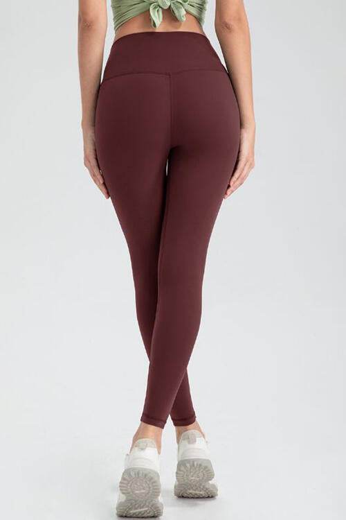 Wide Waistband Slim Fit Active Leggings for a perfect OOTD – dress to impress outfits from Amexza