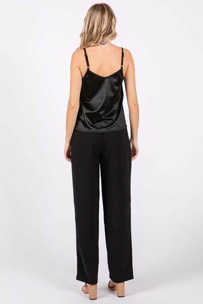 GeeGee High-Waisted Pleated Pants for a perfect OOTD – dress to impress outfits from Amexza