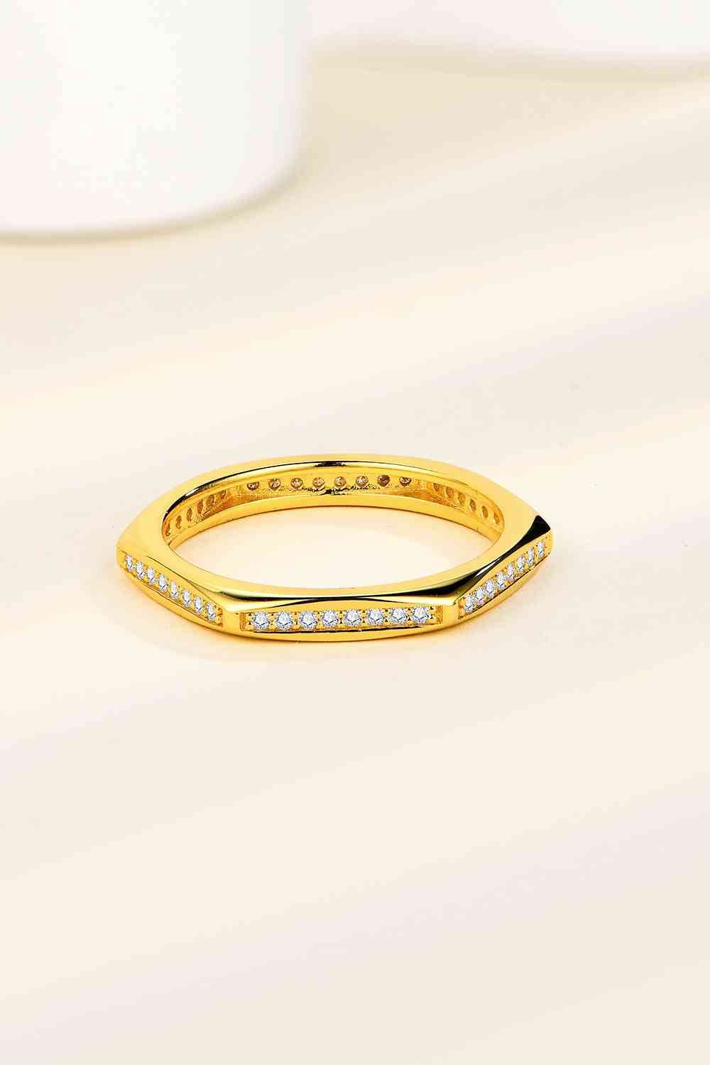 Moissanite 925 Sterling Silver Ring for a perfect OOTD – dress to impress outfits from Amexza