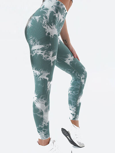 Tie-Dye High Waist Active Leggings for a perfect OOTD – dress to impress outfits from Amexza