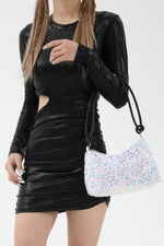 Sequin Double Strap Shoulder Bag for a perfect OOTD – dress to impress outfits from Amexza