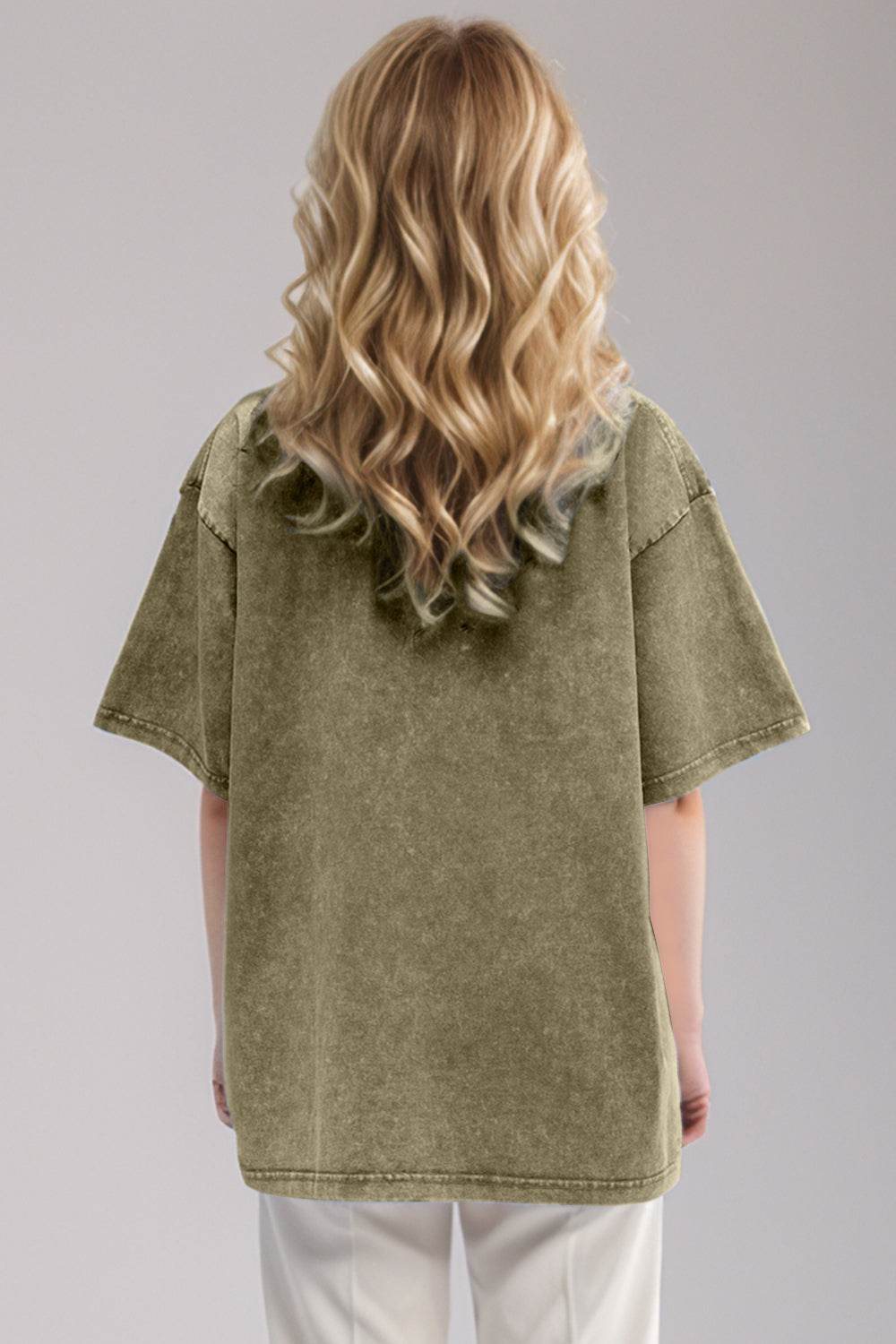 Basic Bae Round Neck Half Sleeve T-Shirt - Amexza