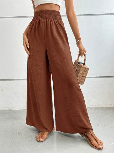 Perfee Wide Leg Pants with Pockets for a perfect OOTD – dress to impress outfits from Amexza