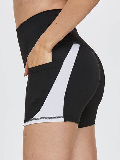 High Waist Active Shorts Black for a perfect OOTD – dress to impress outfits from Amexza