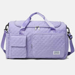 Oxford Cloth Multi Pockets Travel Bag Lavender One Size for a perfect OOTD – dress to impress outfits from Amexza