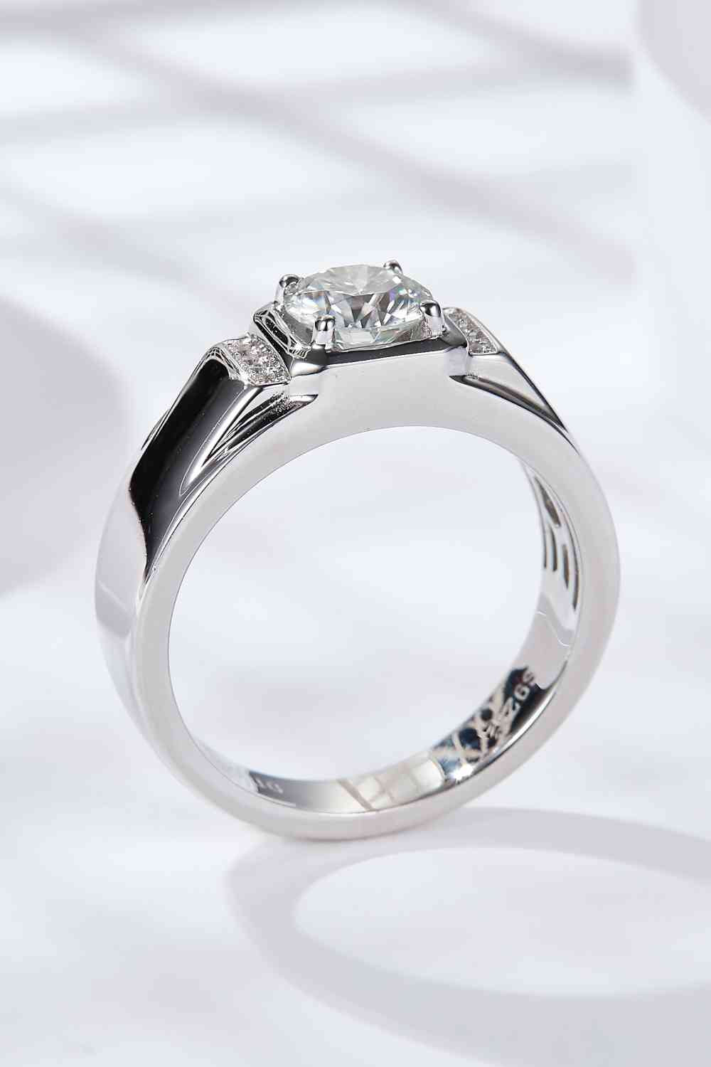 From The Heart 1 Carat Moissanite Ring for a perfect OOTD – dress to impress outfits from Amexza