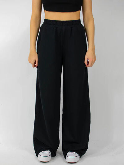 Elastic Waist Wide Leg Pants for a perfect OOTD – dress to impress outfits from Amexza