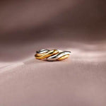 925 Sterling Silver Twisted Open Ring for a perfect OOTD – dress to impress outfits from Amexza