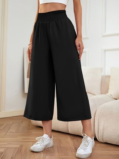 Elastic Waist Wide Leg Pants for a perfect OOTD – dress to impress outfits from Amexza