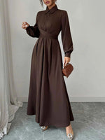 Long Sleeve Maxi Shirt Dress