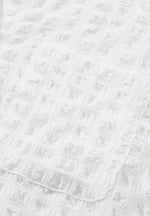 Texture Collared Neck Long Sleeve Shirt - Amexza