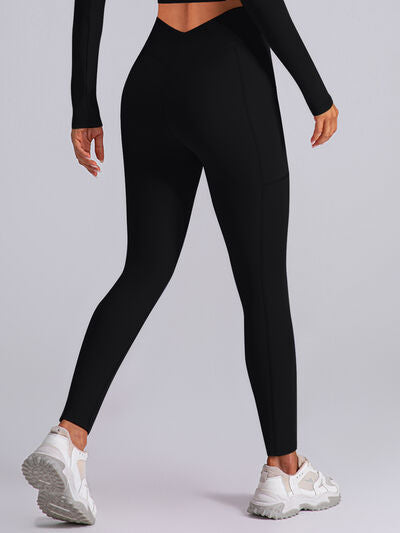 High Waist Active Leggings with Pockets for a perfect OOTD – dress to impress outfits from Amexza