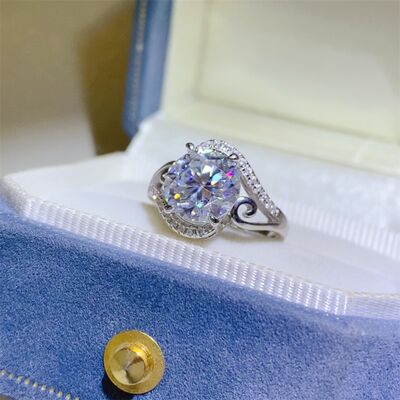 3 Carat Moissanite 925 Sterling Silver Ring for a perfect OOTD – dress to impress outfits from Amexza