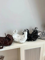 Butterfly Ruched Strap Shoulder Bag for a perfect OOTD – dress to impress outfits from Amexza