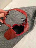 Texture PU Leather Shoulder Bag for a perfect OOTD – dress to impress outfits from Amexza