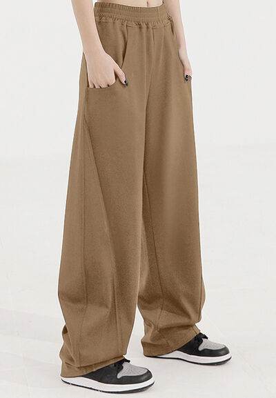 Elastic Waist Sweatpants with Pockets for a perfect OOTD – dress to impress outfits from Amexza