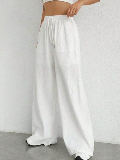 Drawstring Wide Leg Pants for a perfect OOTD – dress to impress outfits from Amexza