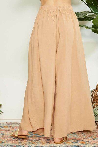 Mittoshop Wrap Pleating Detail Wide Leg Pants for a perfect OOTD – dress to impress outfits from Amexza