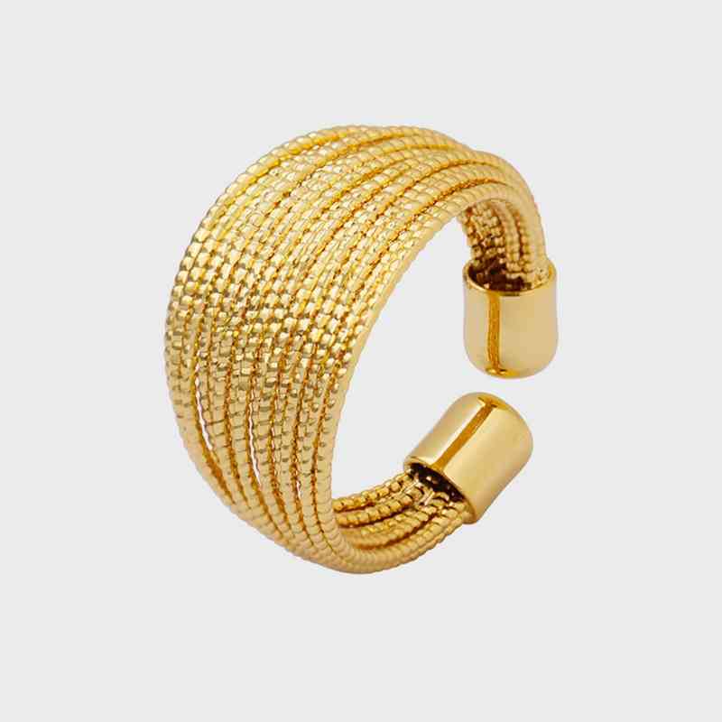 Titanium Steel Open Ring Gold for a perfect OOTD – dress to impress outfits from Amexza