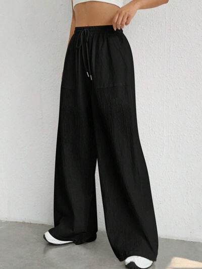 Drawstring Wide Leg Pants for a perfect OOTD – dress to impress outfits from Amexza