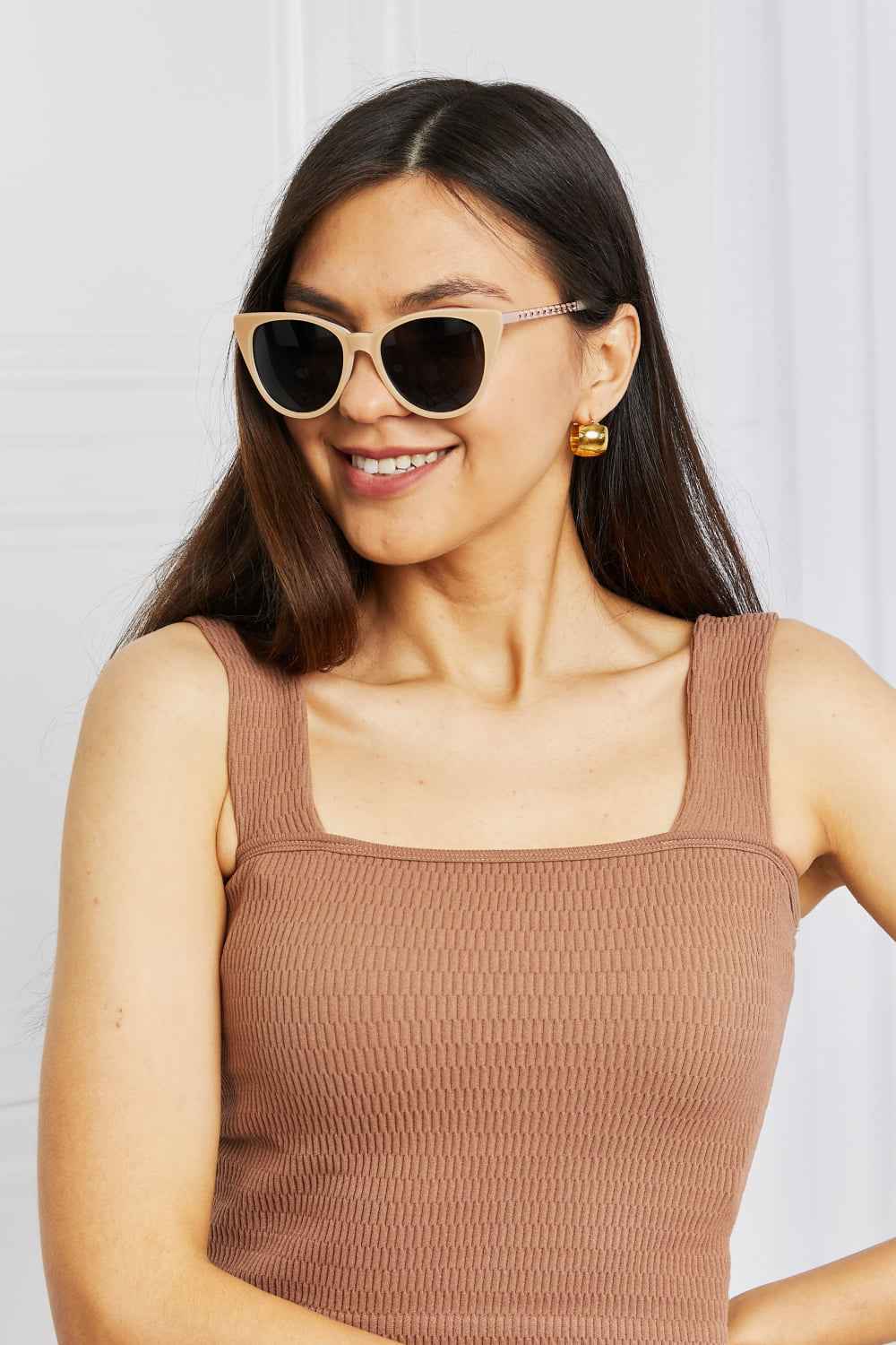 Cat-Eye Acetate Frame Sunglasses for a perfect OOTD – dress to impress outfits from Amexza