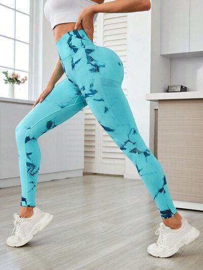 Printed High Waist Active Leggings for a perfect OOTD – dress to impress outfits from Amexza