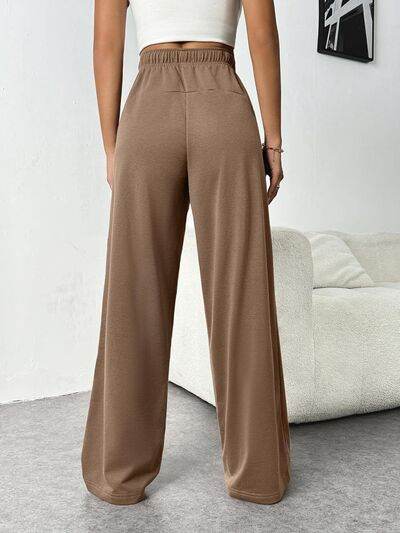 Drawstring Wide Leg Pants with Pockets for a perfect OOTD – dress to impress outfits from Amexza