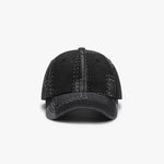 Adjustable Cotton Baseball Cap Black One Size for a perfect OOTD – dress to impress outfits from Amexza