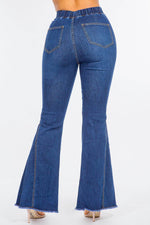American Bazi High Waist Curvy Flare Jeans - Amexza