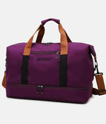 Oxford Cloth Oversize Travel Bag Plum Purple One Size for a perfect OOTD – dress to impress outfits from Amexza
