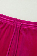 Frill Round Neck Long Sleeve Top and Pants Set for a perfect OOTD – dress to impress outfits from Amexza