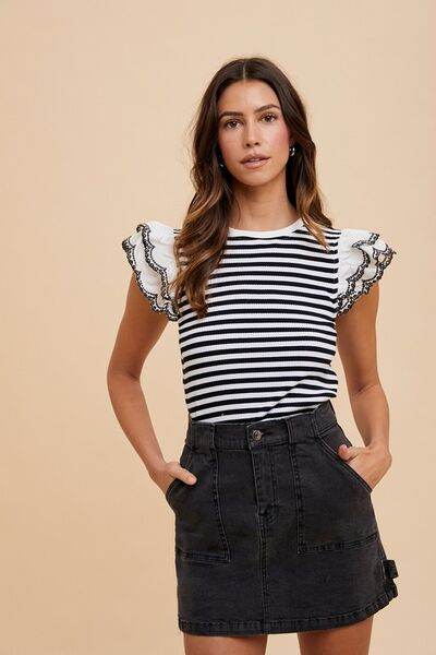 Annie Wear Cargo Denim Mini Skirt for a perfect OOTD – dress to impress outfits from Amexza