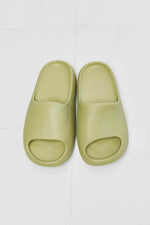 NOOK JOI In My Comfort Zone Slides in Green for a perfect OOTD – dress to impress outfits from Amexza