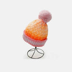 Gradient Knit Hat with Pompom Orange One Size for a perfect OOTD – dress to impress outfits from Amexza