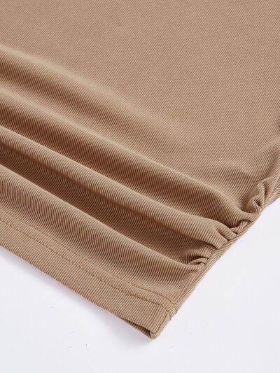 Round Neck Long Sleeve Top and Tied Pants Set for a perfect OOTD – dress to impress outfits from Amexza