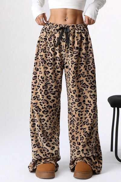 Leopard Wide Leg Pants for a perfect OOTD – dress to impress outfits from Amexza